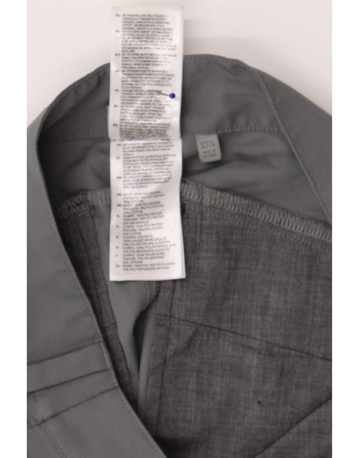 Pantaloni chino Adidas da donna slim fit W30 L34 poliestere grigio