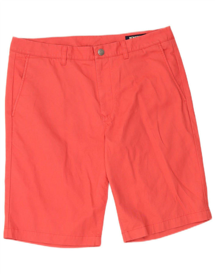 Pantaloncini chino da uomo BONOBOS W34 Large in cotone rosa