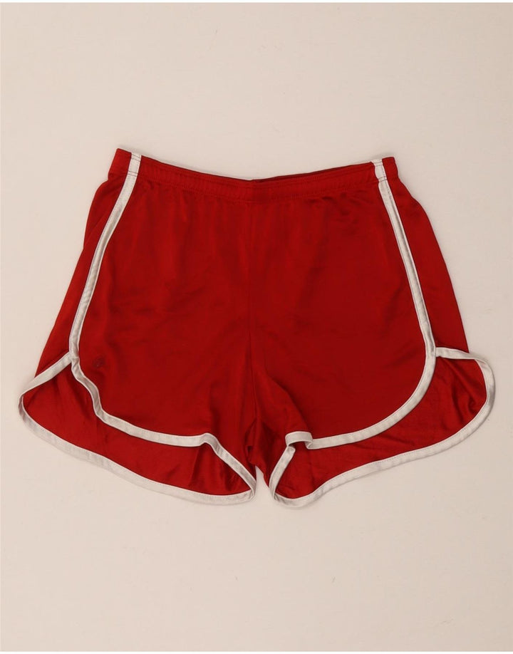 Pantaloncini sportivi da donna Russell Athletic UK 10 piccoli poliestere rosso