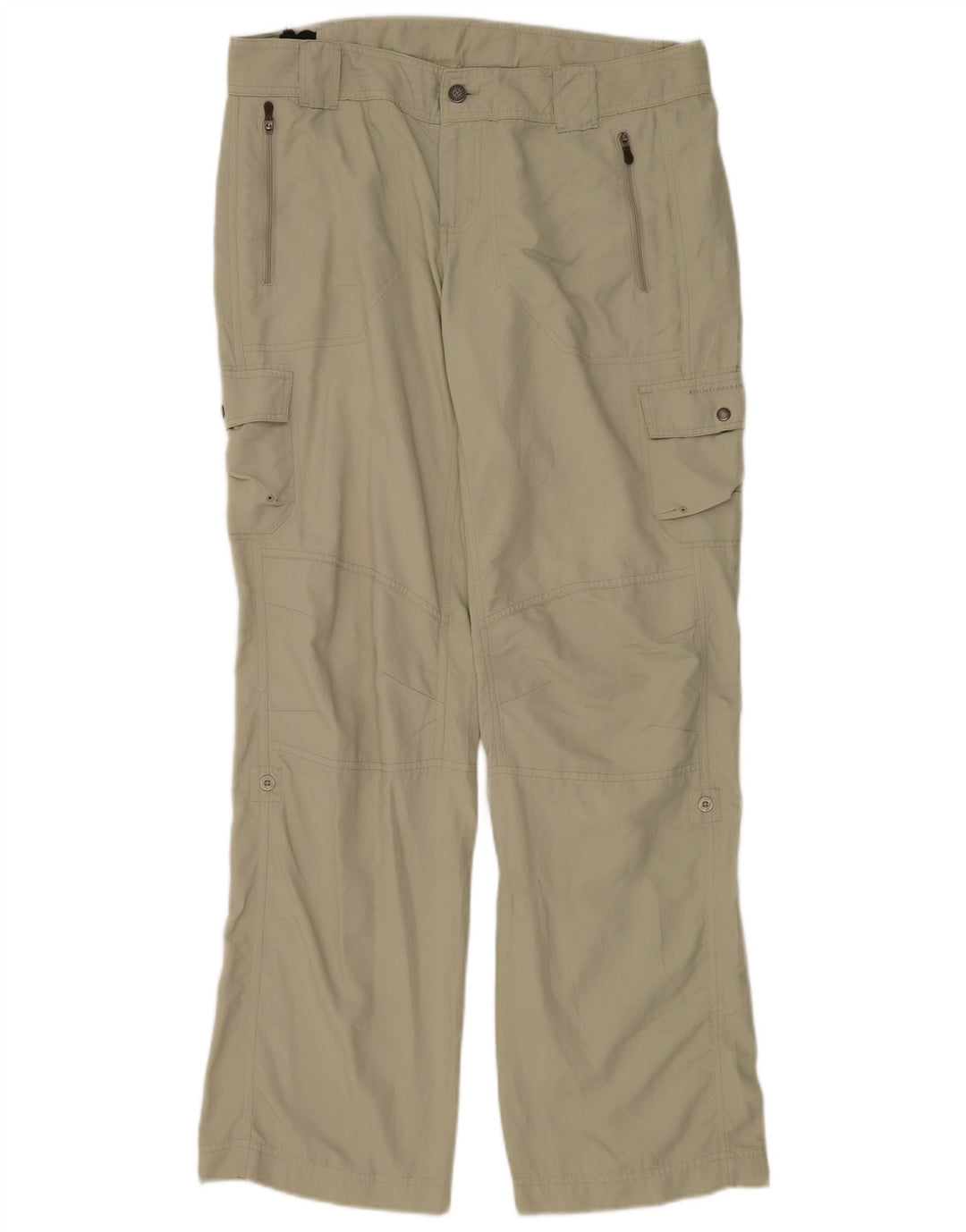 Pantaloni cargo regolari da donna Columbia US 12 Large W36 L32 nylon kaki