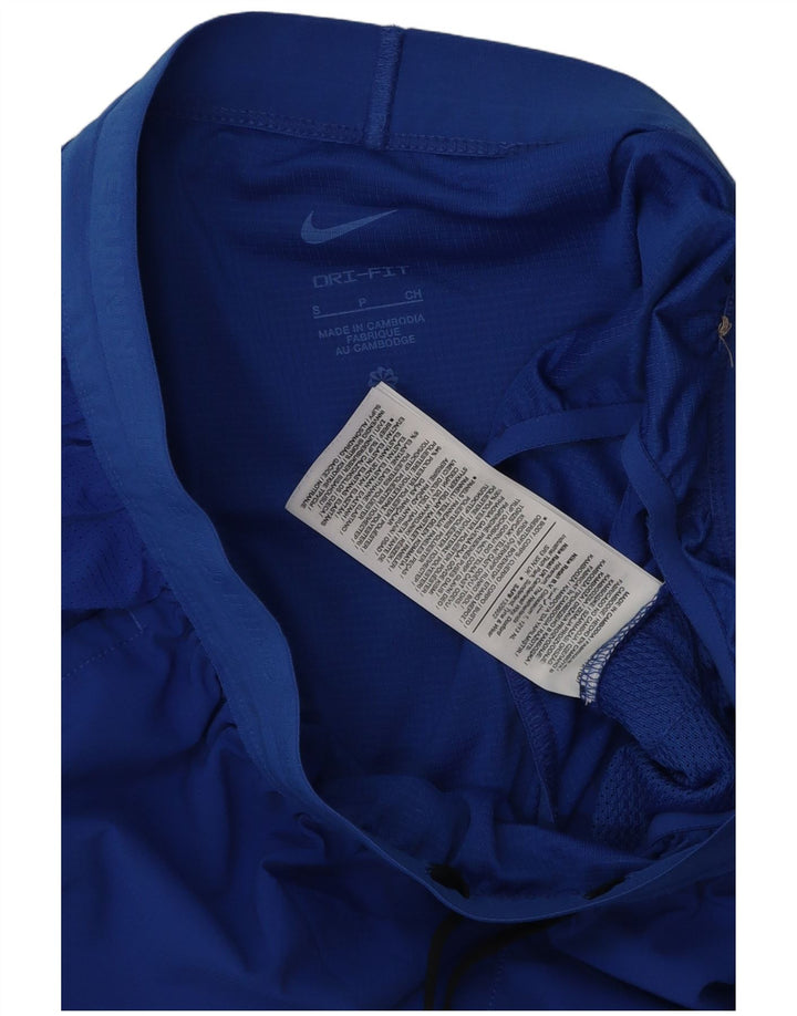 Pantaloncini sportivi Nike Dri Fit Graphic da uomo piccoli in poliestere blu