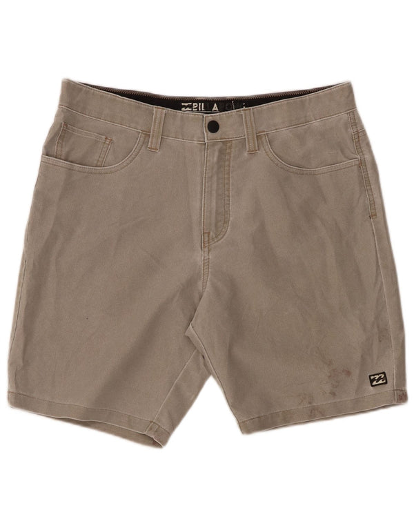 BILLABONG Mens Casual Shorts W32 Medium Beige Polyester