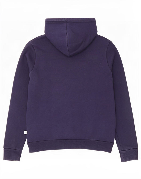 Felpa con cappuccio grafica da donna Puma UK 10 Small Blu Navy Cotone