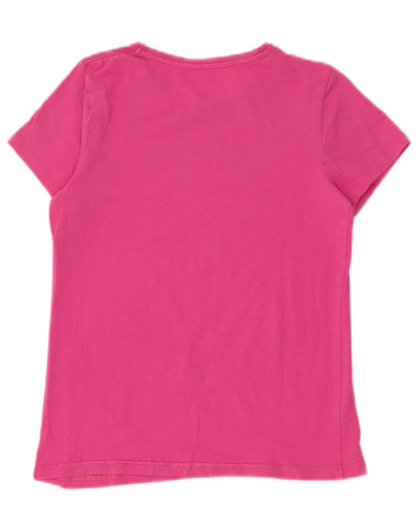 T-shirt grafica per ragazze Guess 11-12 anni in cotone rosa
