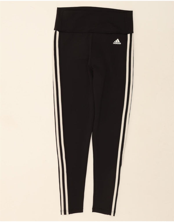 Leggings Adidas Aeroready da donna UK 12/14 Poliestere nero medio