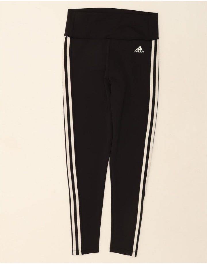 Leggings Adidas Aeroready da donna UK 12/14 Poliestere nero medio