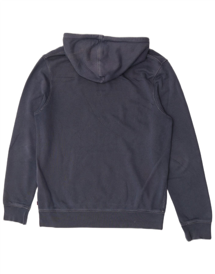 Maglione con cappuccio grafico da uomo Levi's grande in cotone blu navy