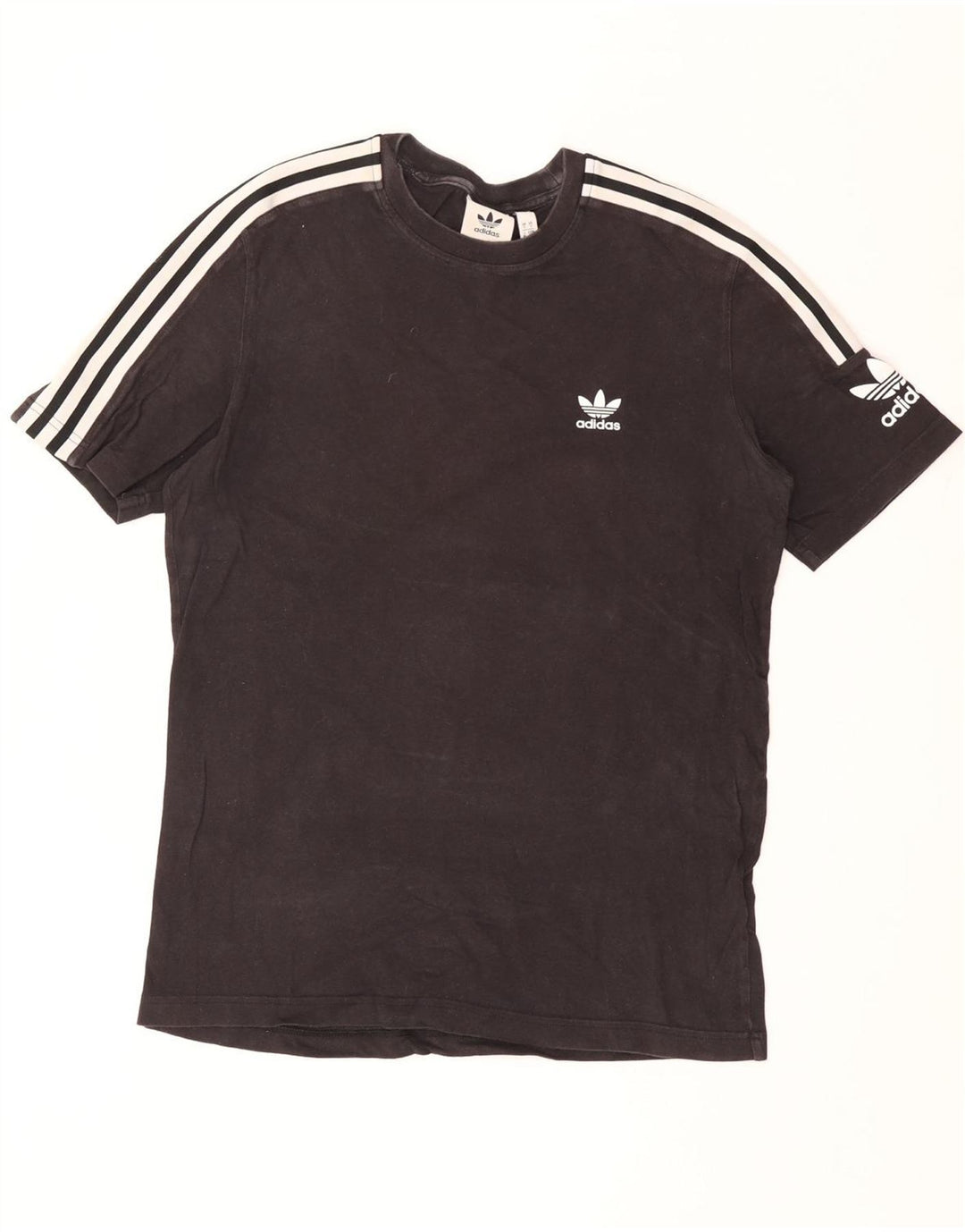 T-shirt ADIDAS da uomo Top piccola in cotone nero