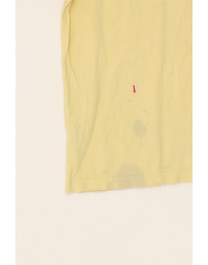 LOTTO Mens Polo Shirt Large Yellow Cotton Vintage Lotto and Second-Hand Lotto from Messina Hembry 