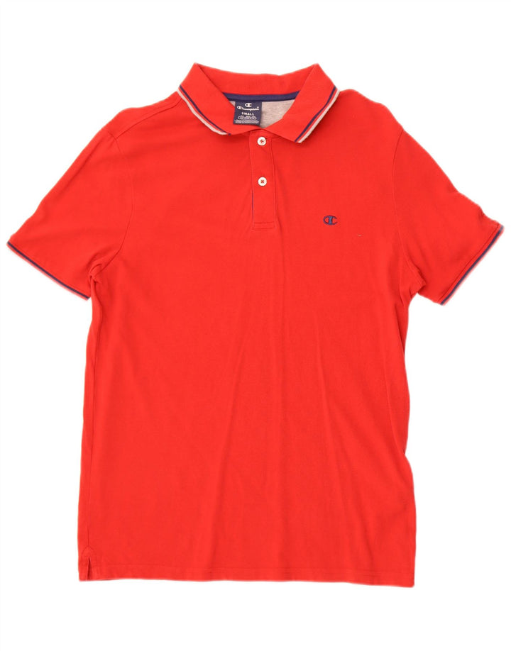 Polo da uomo Champion piccola rossa in cotone