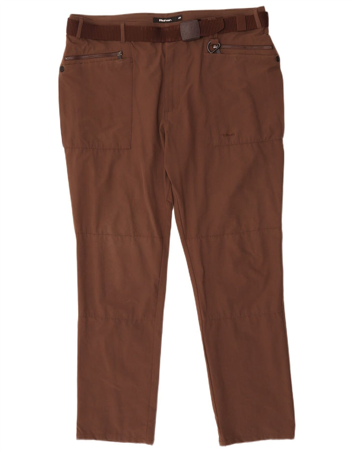 Pantaloni casual dritti da uomo Rohan W40 L31 Marrone policloruro