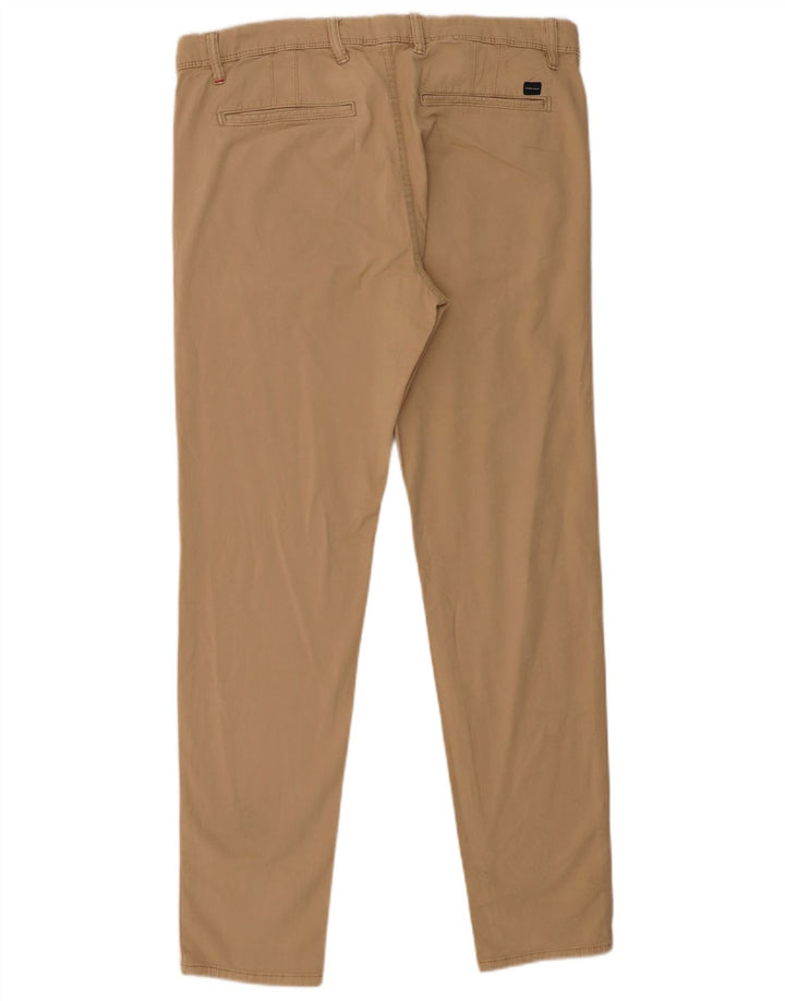 Pantaloni chino slim da uomo Zara EU 42 medi W32 L30 Beige