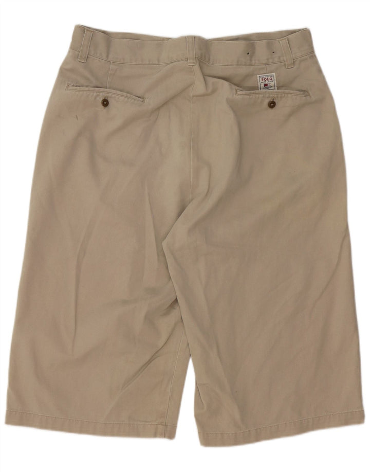 POLO RALPH LAUREN Pantaloncini chino da uomo W33 Cotone beige medio