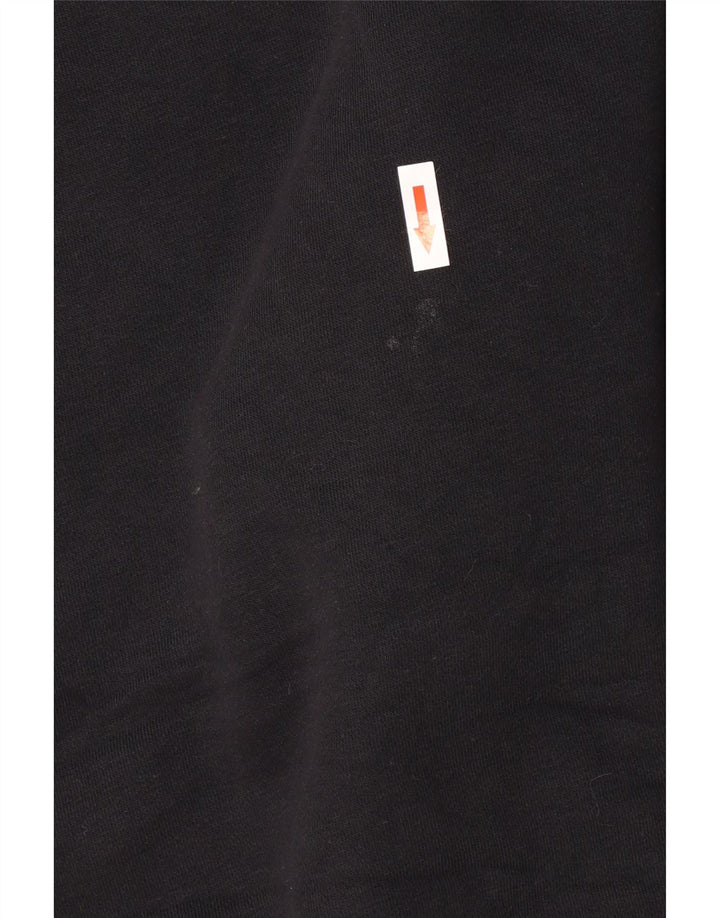 Felpa Nike da uomo dal taglio ampio, piccola, in cotone nero