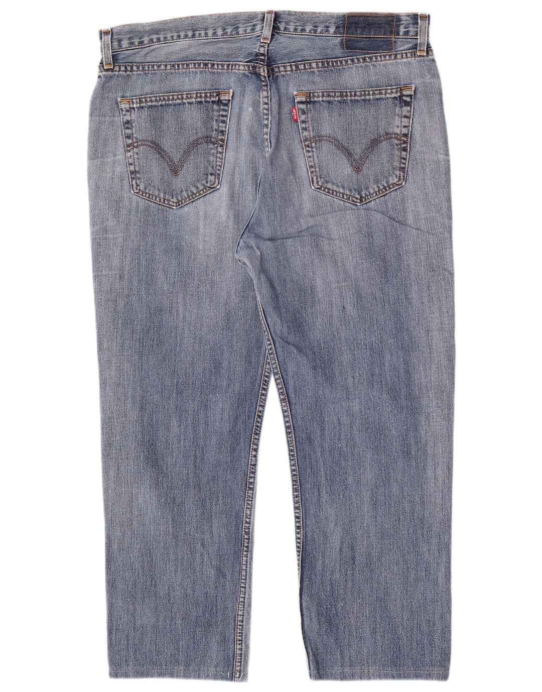 Jeans dritti tagliati da uomo Levi's W38 L26 cotone blu