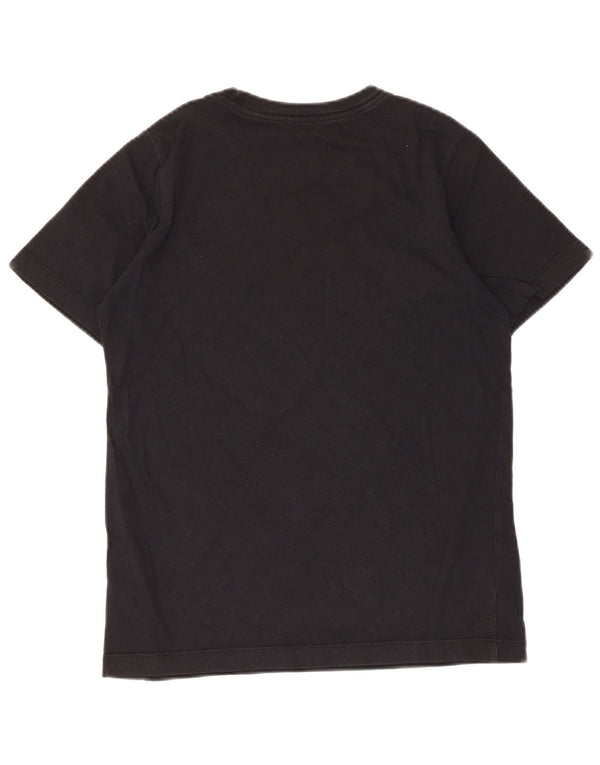 T-shirt grafica da ragazzo Nike Top 12-13 anni grande in cotone nero