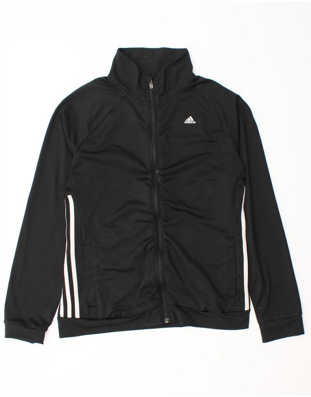 Giacca da ginnastica Adidas Climalite da donna UK 12/14 media nera