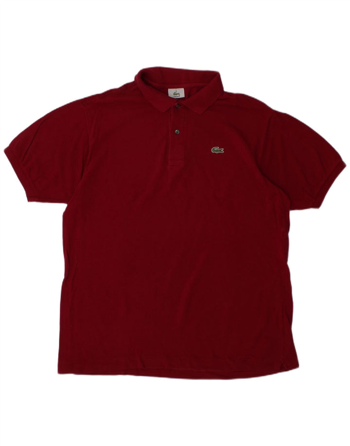 Polo da uomo LACOSTE taglia 6 XL in cotone marrone