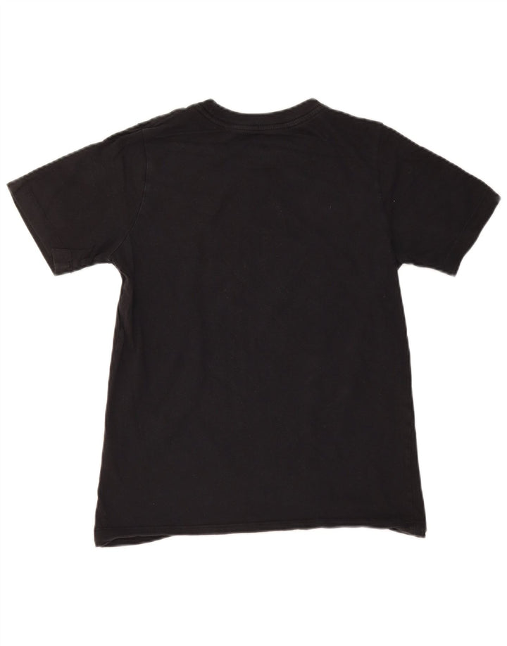 NIKE Boys T-Shirt Top 12-13 Years Large Black Cotton