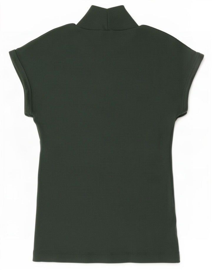 T-shirt Zara da donna Top UK 12 verde medio