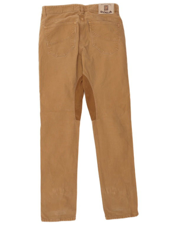 Pantaloni casual dritti da uomo SIVIGLIA W32 L32 Beige Colourblock