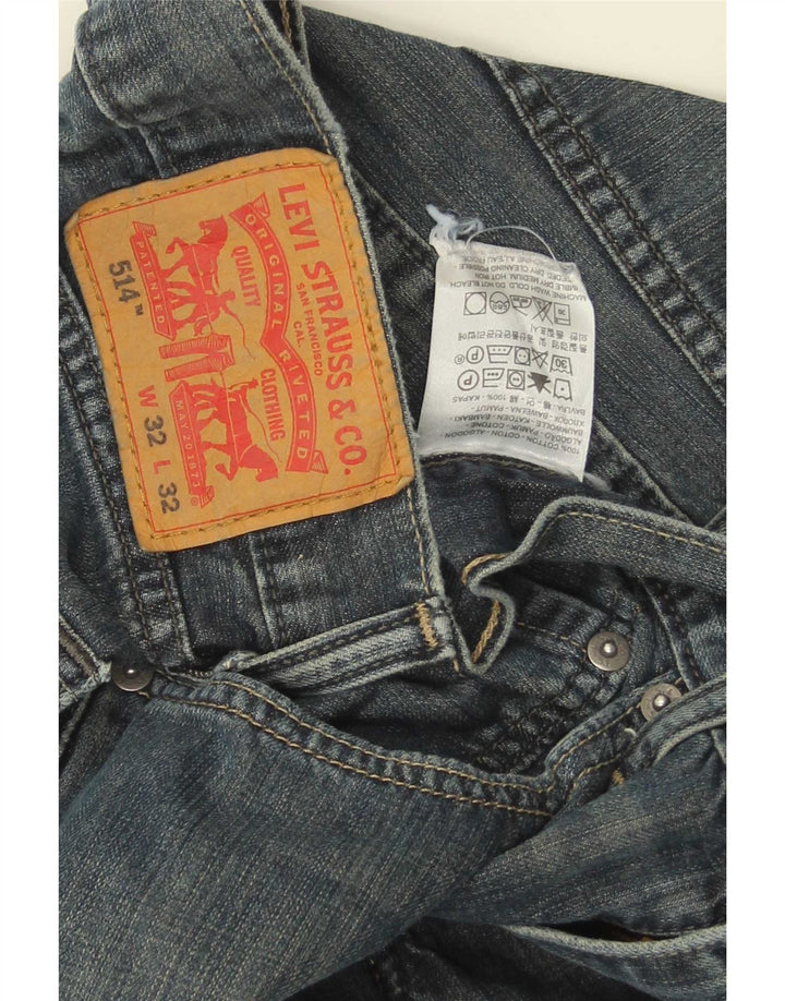 Levi's Uomo 514 Jeans dritti W32 L32 Cotone Blu