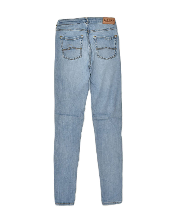 JACK WILLS Womens Skinny Jeans W25 L30 Blue Cotton | Vintage Jack Wills | Thrift | Second-Hand Jack Wills | Used Clothing | Messina Hembry 