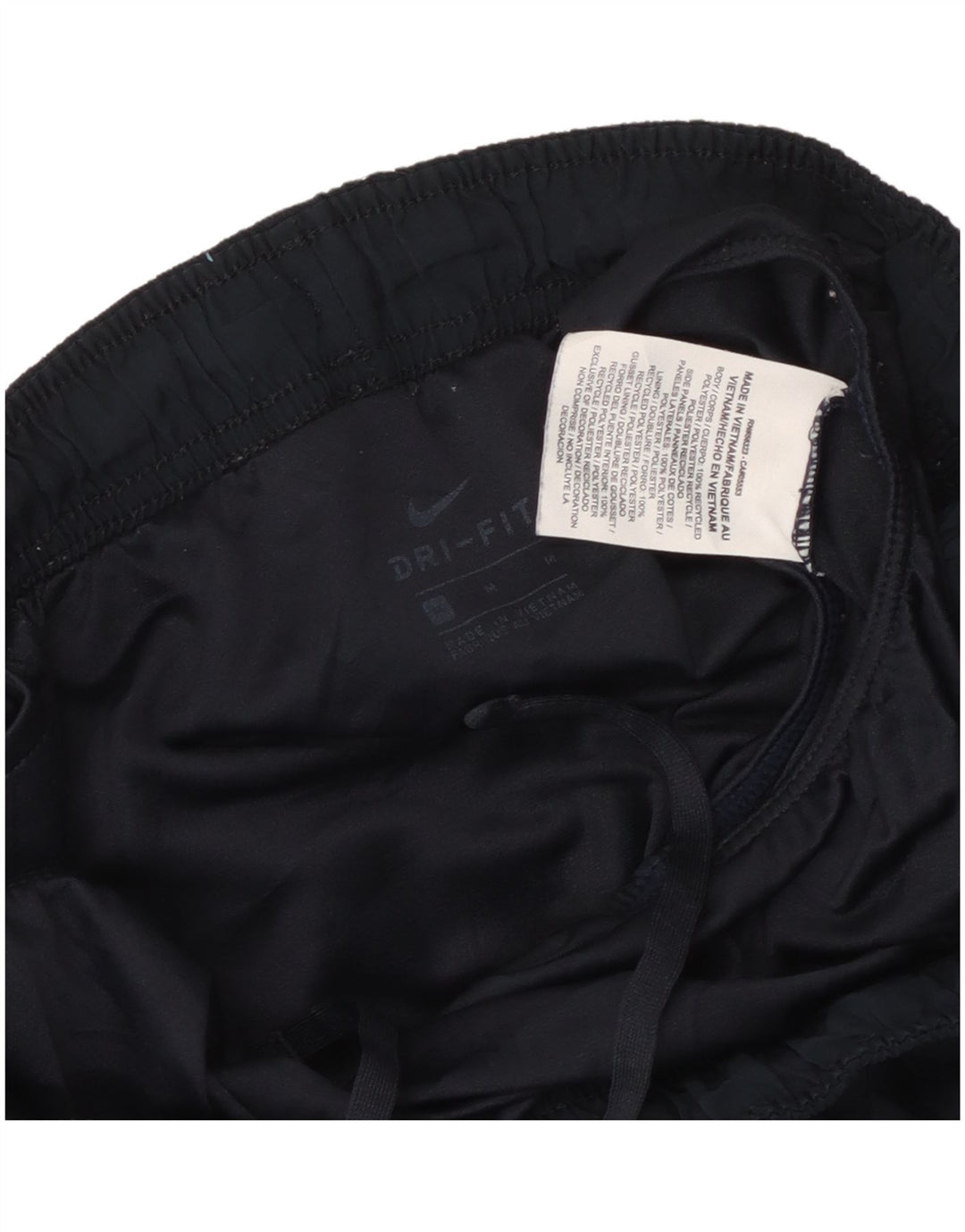 Pantaloncini sportivi NIKE da donna Dri Fit UK 14 medio blu navy poliestere