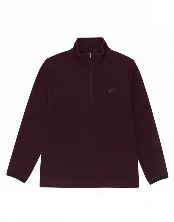 Maglione in pile da donna con collo con zip Lotto UK 16 grande viola