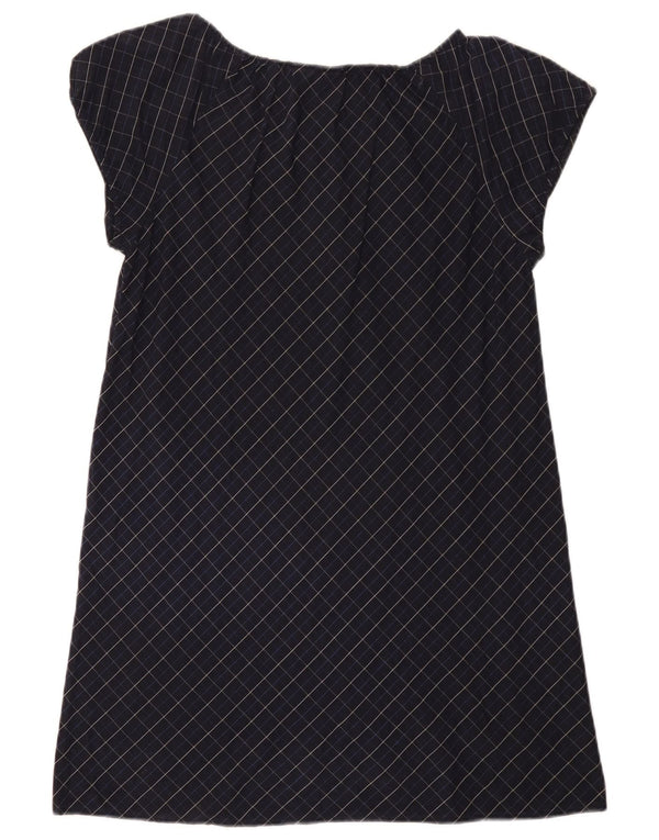 Abito a-line da donna Calvin Klein UK 14 cotone medio a quadri blu navy