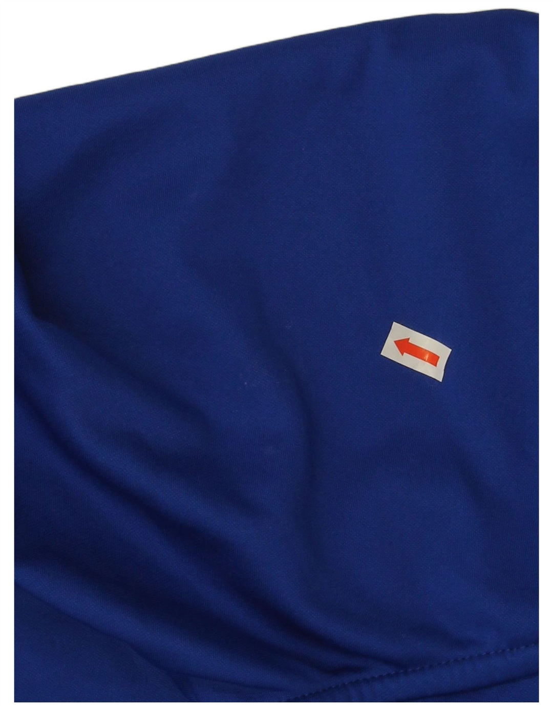 Felpa da uomo con collo con zip grafica Lotto Maglione grande poliestere blu