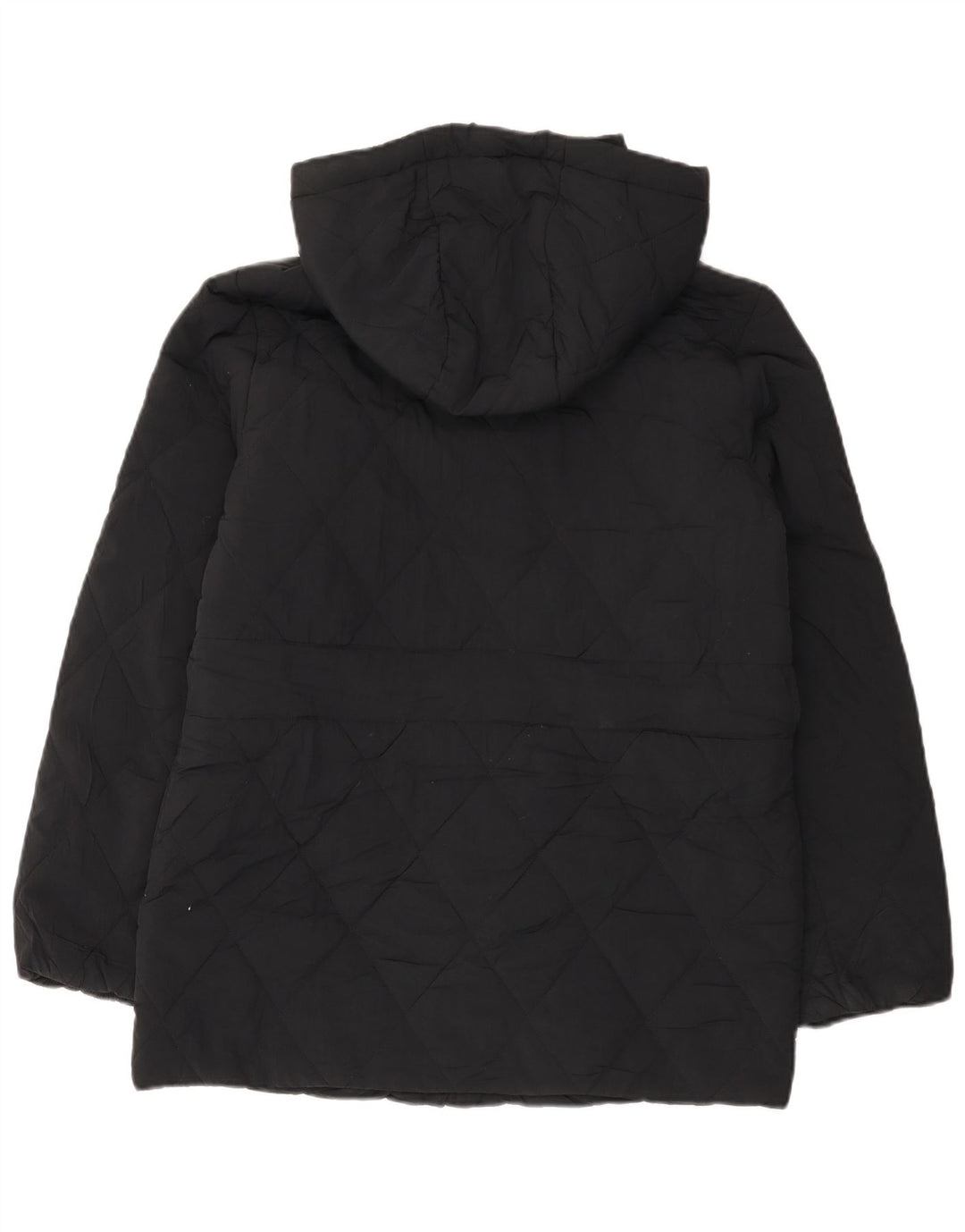 Giacca imbottita oversize con cappuccio da donna Marks & Spencer UK 8 piccola nera