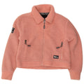 Giacca in pile oversize da donna Superdry Teddy Bear UK 10 Small Rosa