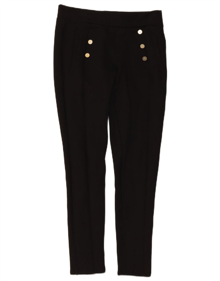 Pantaloni corti slim da donna Zara medi W28 L25 viscosa nera