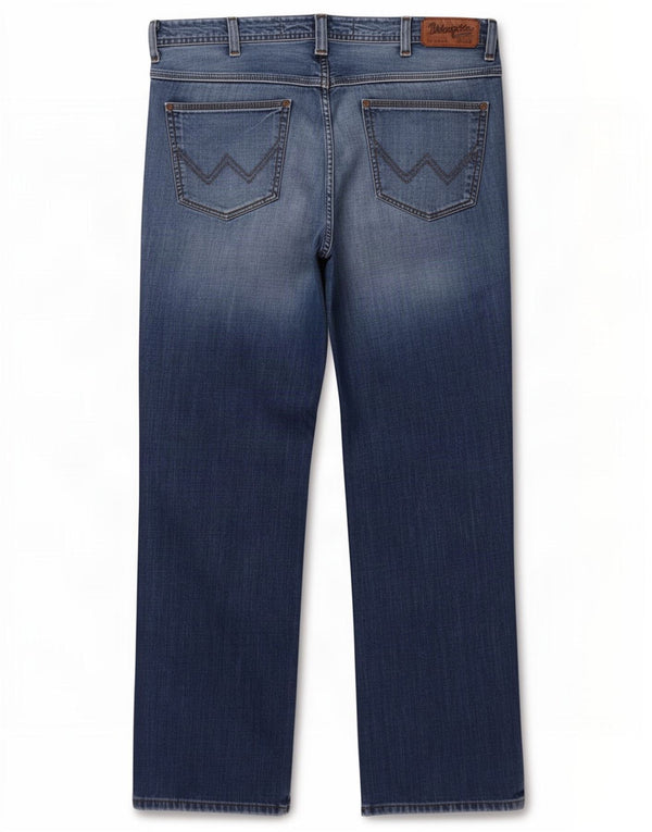 Jeans dritti da uomo Wrangler Roxboro W36 L32 cotone blu