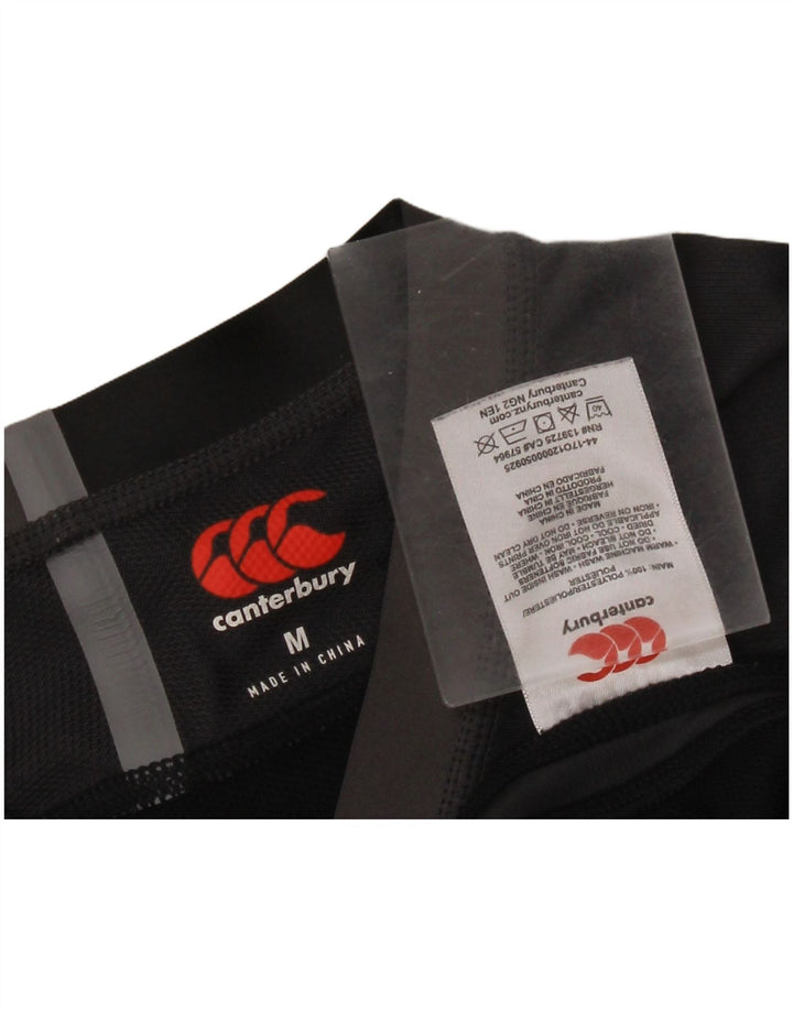 T-shirt grafica da uomo Canterbury Top in poliestere color block medio nero