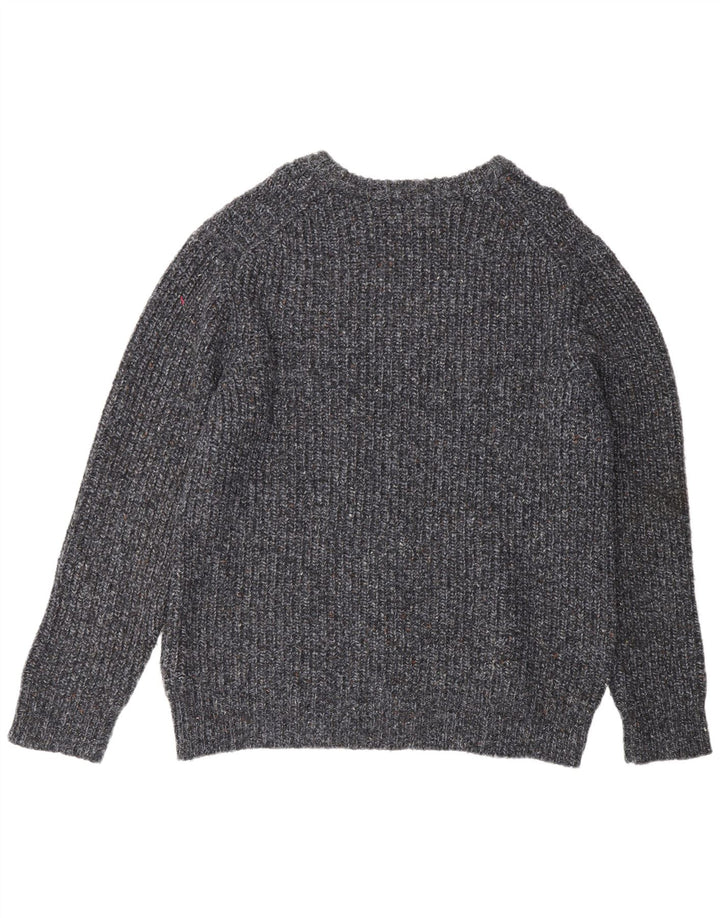Marks & Spencer maglione da uomo con scollo a barca blu Harbour grande blu navy