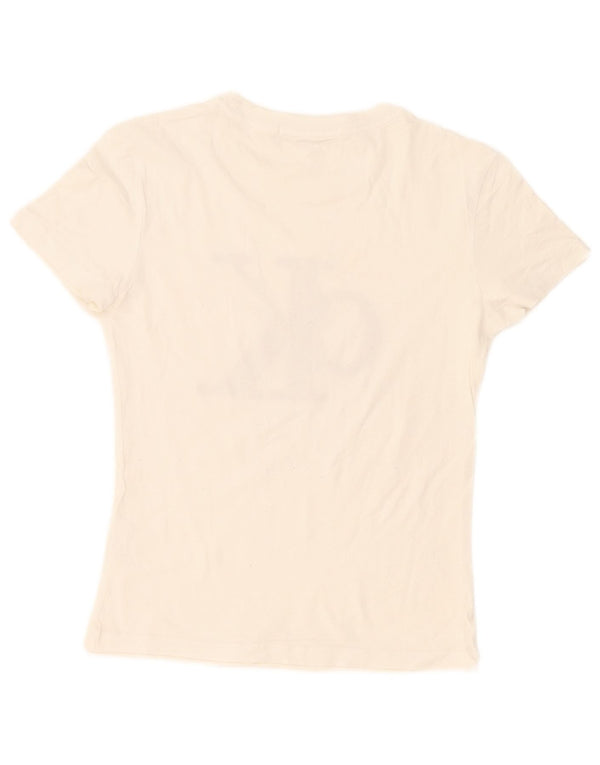 Maglietta grafica da donna Calvin Klein Top UK 6 XS Bianca