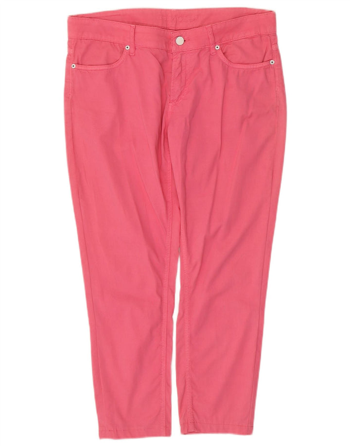 Pantaloni cropped slim da donna ESCADA EU 38 Medium W34 L24 Cotone rosa