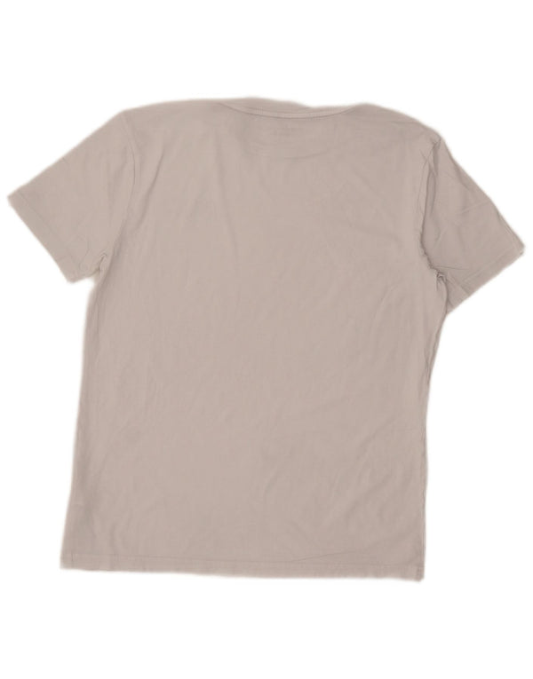 Tommy Hilfiger Uomo New York T-shirt Top Piccolo Cotone Bianco