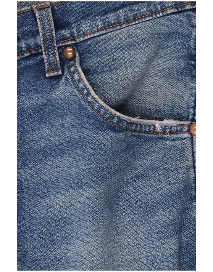 Jeans dritti da uomo Wrangler W33 L32 cotone blu