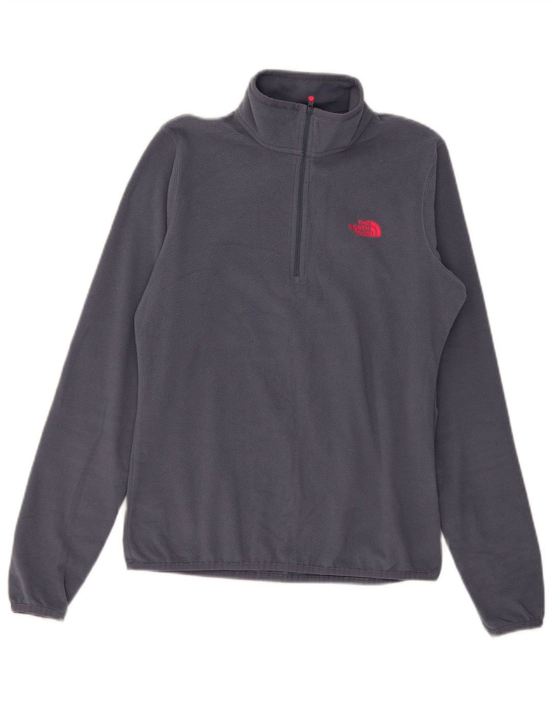 Maglione in pile da donna con collo con zip The North Face UK 10 piccolo poliestere grigio