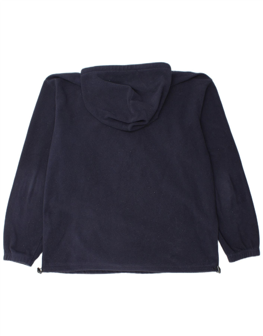 Maglione in pile con cappuccio grafico da uomo Champion, grande in poliestere blu navy