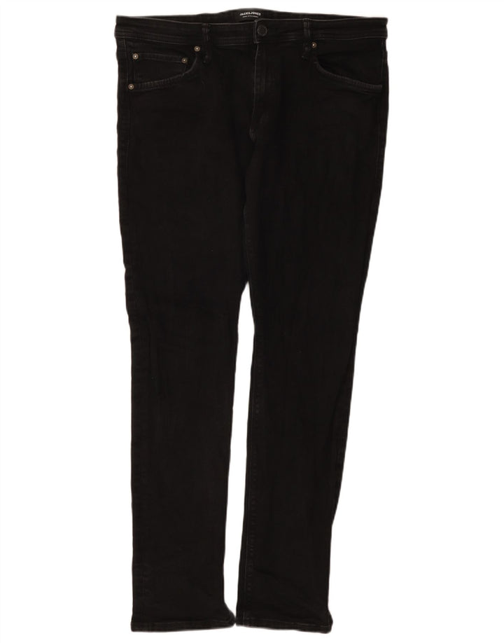 Jeans slim da uomo Jack & Jones W36 L32 cotone nero
