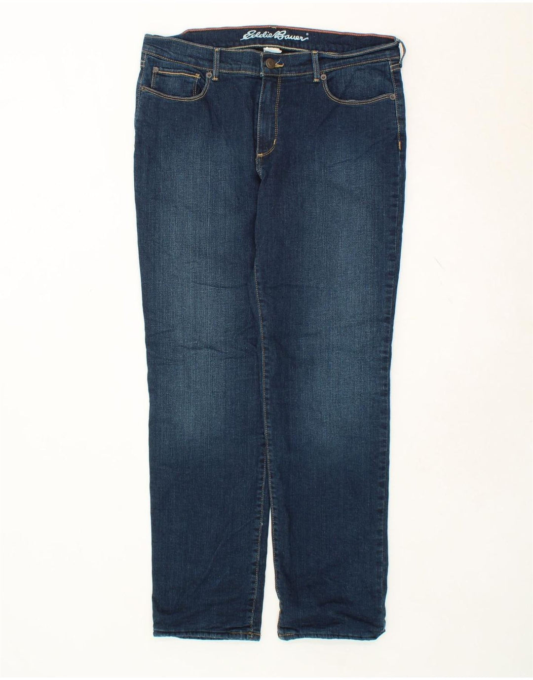 EDDIE BAUER Womens Straight Jeans US 10 Large W30 L29 Blue Cotton Vintage Eddie Bauer and Second-Hand Eddie Bauer from Messina Hembry 