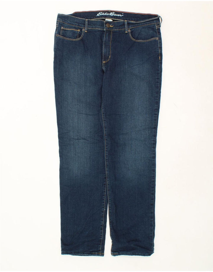 EDDIE BAUER Womens Straight Jeans US 10 Large W30 L29 Blue Cotton Vintage Eddie Bauer and Second-Hand Eddie Bauer from Messina Hembry 