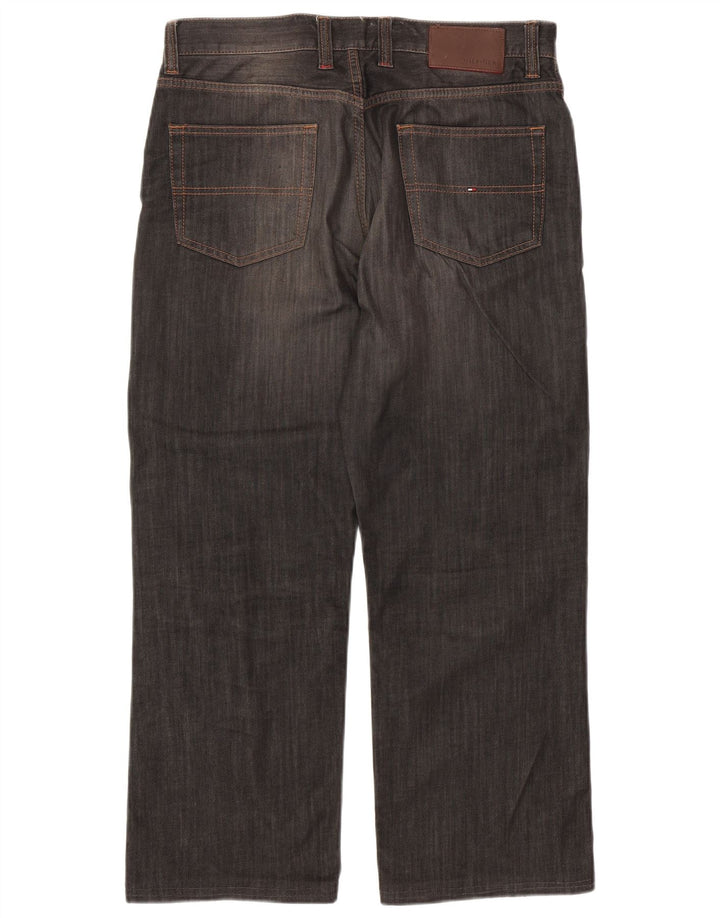 TOMMY HILFIGER Jeans dritti da uomo W31 L28 Cotone grigio