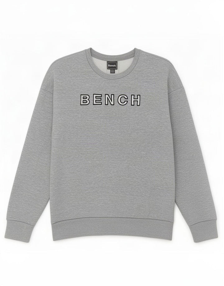 Felpa grafica da donna Bench UK 20 2XL Poliestere grigio