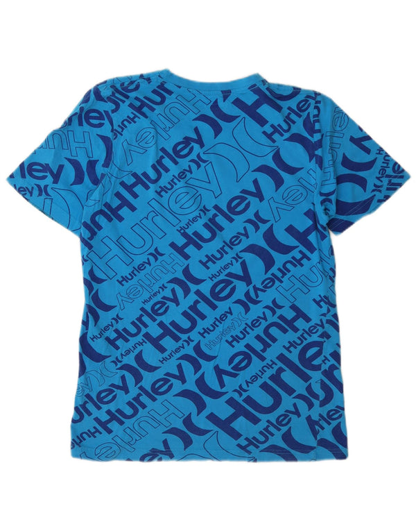 T-shirt grafica Hurley per ragazzi, 13-14 anni, in cotone blu