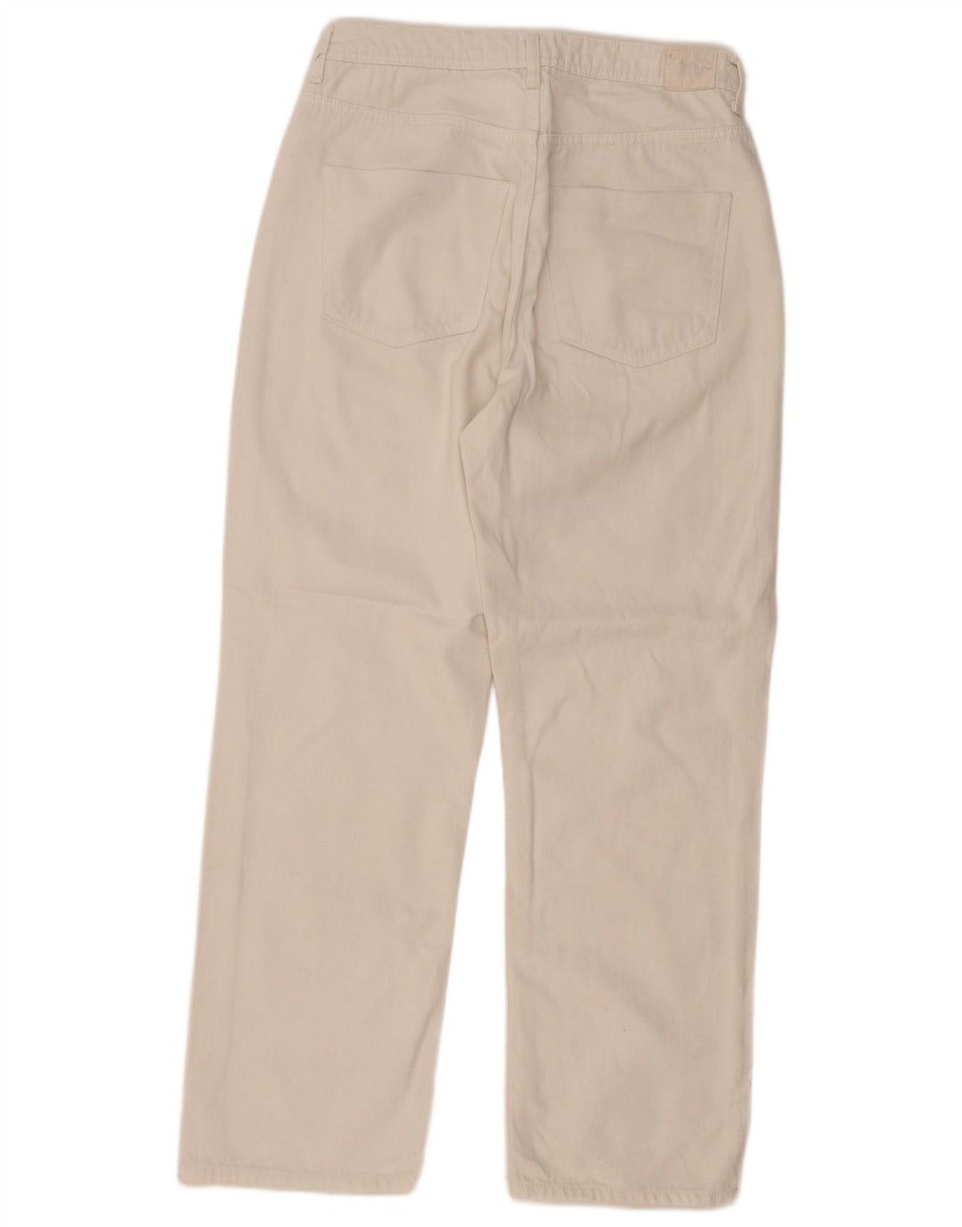 Jeans dritti da donna Zara EU 38 Small W28 L29 Bianco